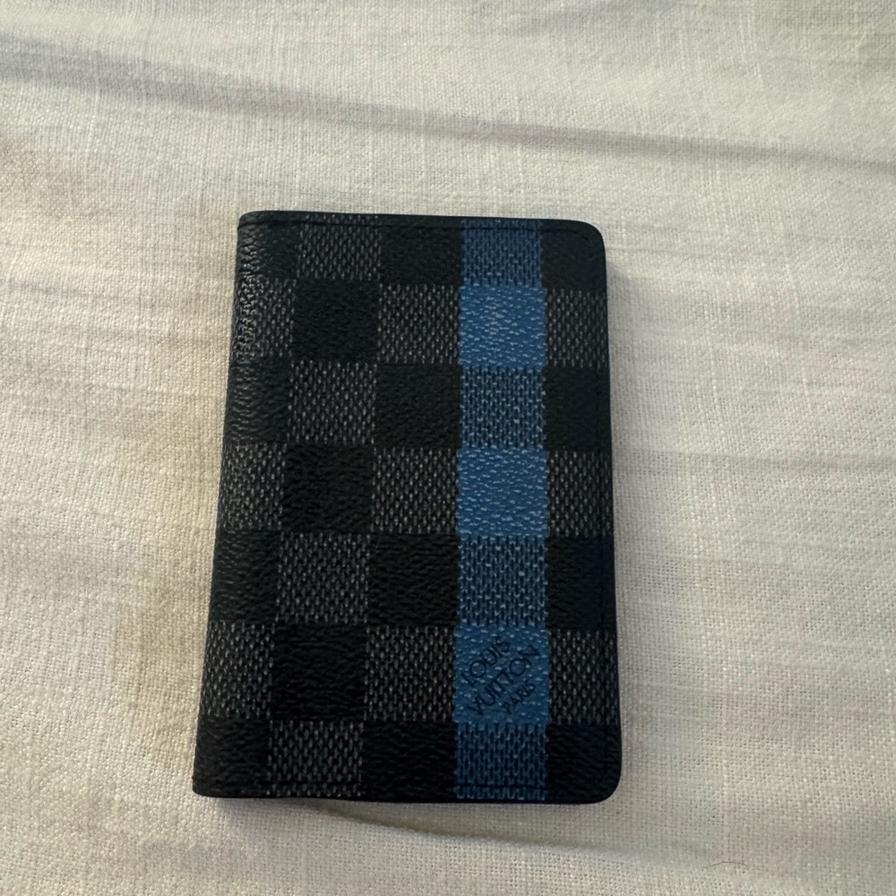 Louis Vuitton Black and Blue pocket organizer